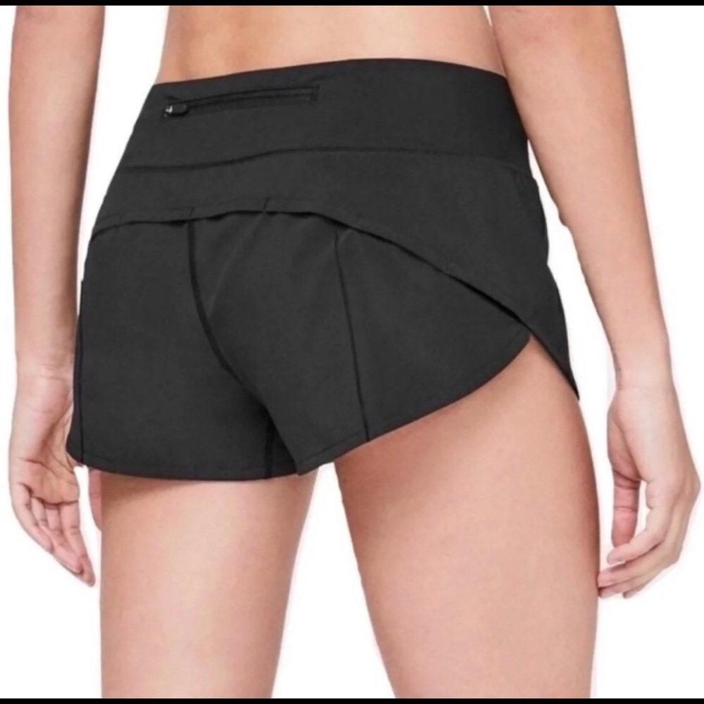 Lululemon size 2 Speed Up Short black 2.5”